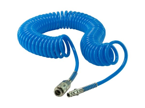 Furtun pneumatic spiralat PU 5x8 mm, 10 m