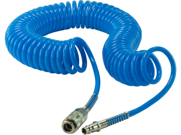 Furtun pneumatic spiralat PU 5x8 mm, 20 m