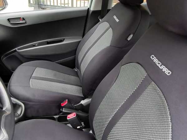 Huse universale premium pentru scaune auto gri+negru - CARGUARD