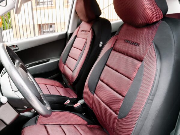 Huse universale premium pentru scaune auto rosu+negru - CARGUARD