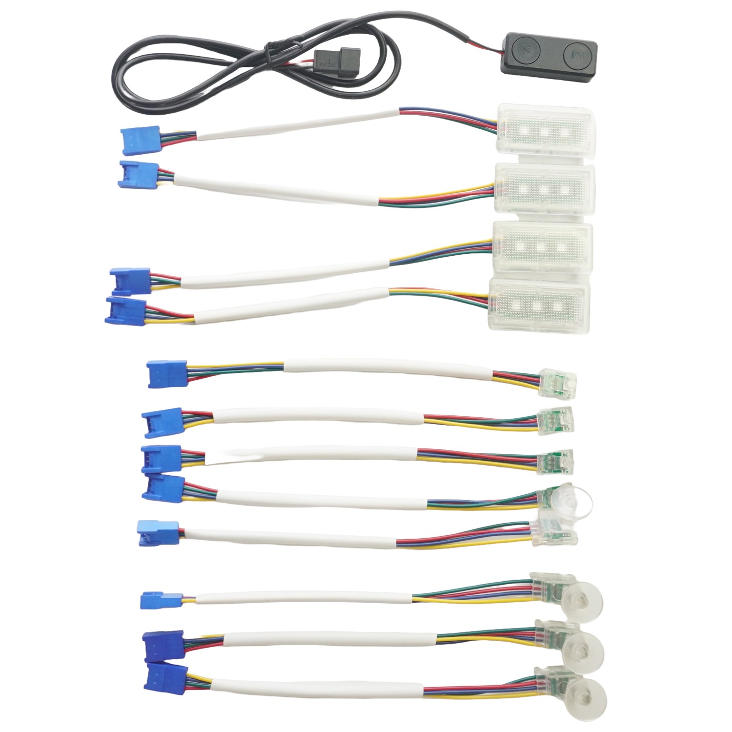 Kit lumini ambientale Profesionale RGB - Carguard - imagine 5