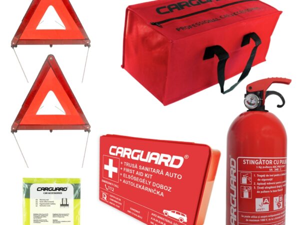 Kit siguranță auto obligatoriu R.A.R - Stingator cu Manometru