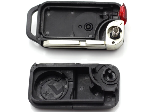 Mercedes Benz - Carcasa tip cheie briceag cu 1 buton, lama 2 "piste"