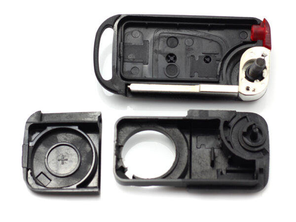 Mercedes Benz - Carcasa tip cheie briceag cu 2 butoane, lama 2 "piste"