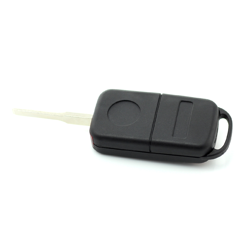 Mercedes Benz - Carcasa tip cheie briceag cu 3 butoane, buton panica, lama 2 "piste" - imagine 2