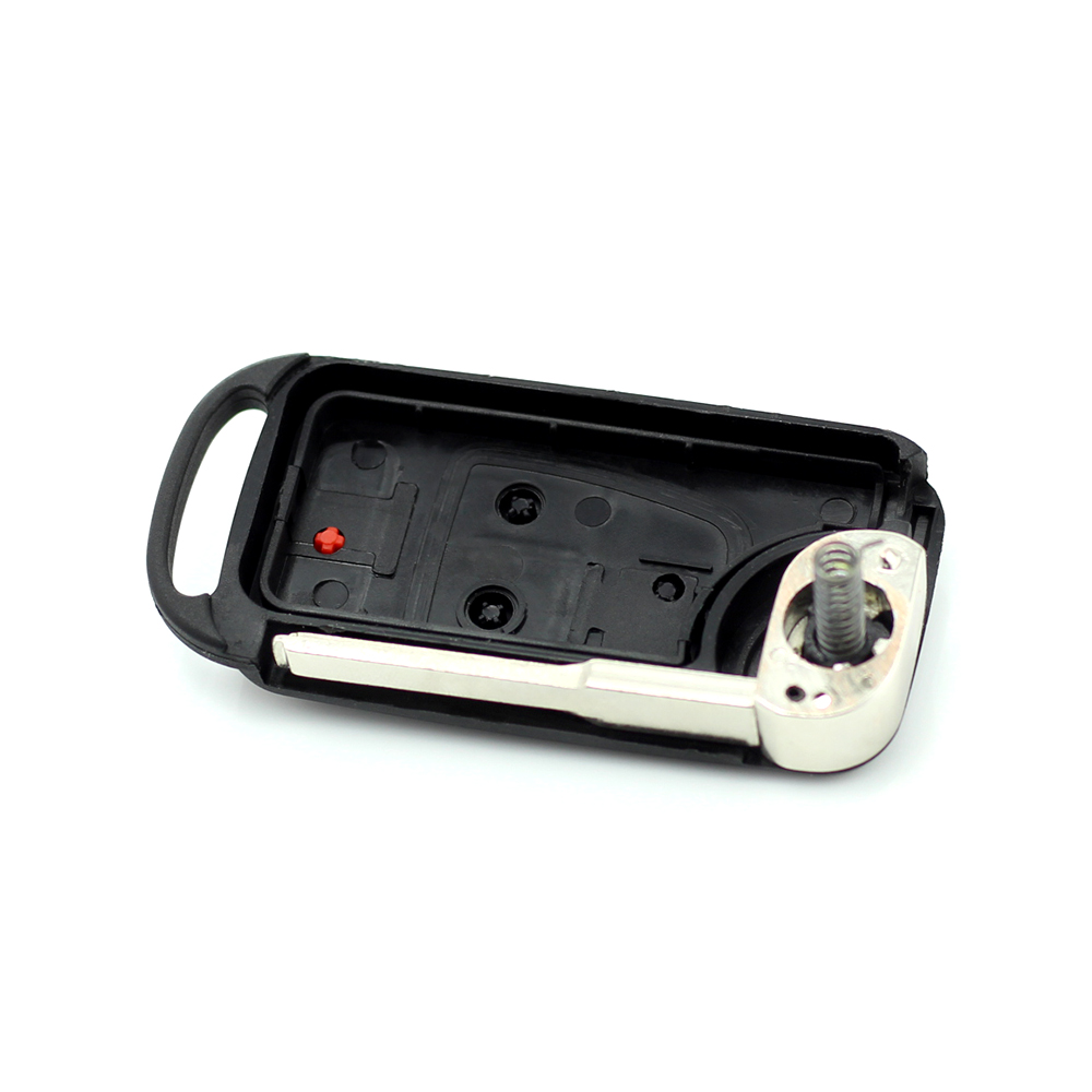 Mercedes Benz - Carcasa tip cheie briceag cu 3 butoane, buton panica, lama 2 "piste" - imagine 5