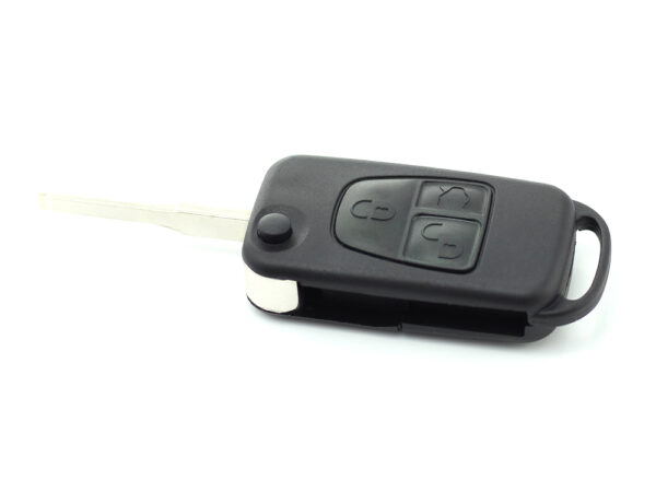 Mercedes Benz - Carcasa tip cheie briceag cu 3 butoane, lama 2 "piste"