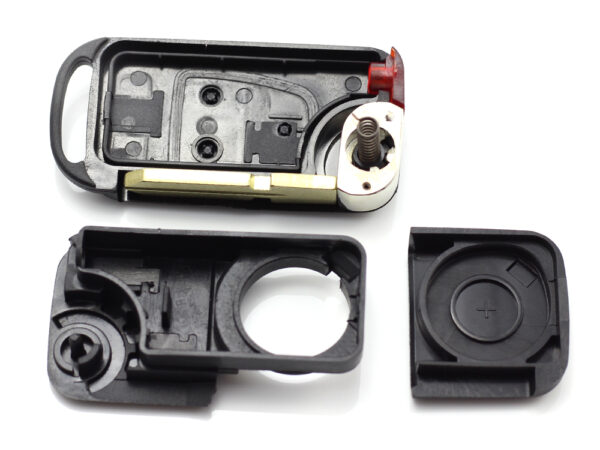 Mercedes Benz - Carcasa tip cheie briceag cu 3 butoane, lama 4 "piste"