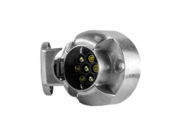 Mufa metalica  7 pin 12 V (priză) Carguard pentru remorcă sau trailer