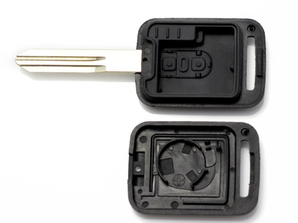 Nissan - carcasa cheie 2 butoane, (model dreptunghiular)