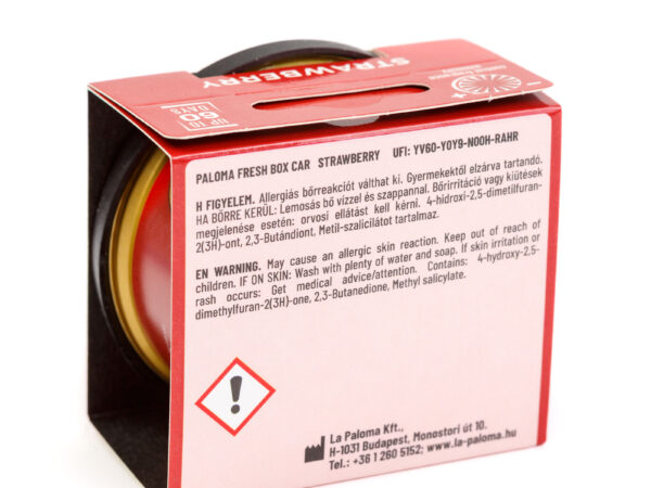 Odorizant auto Paloma Fresh Box Strawberry 25g