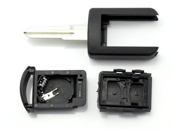 Opel - Carcasa cheie cu 2 butoane, lama pe stanga