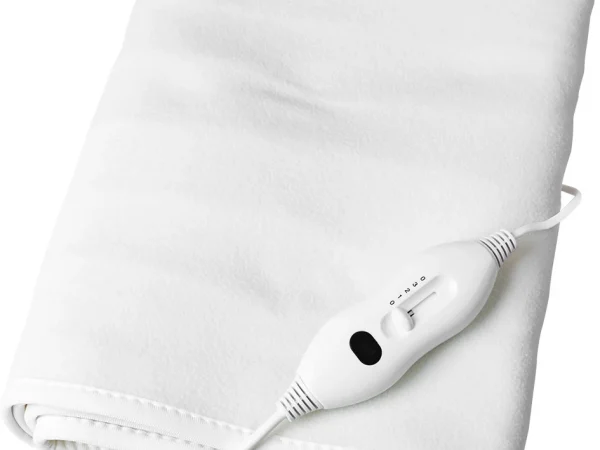 Patura cu incalzire electrica ED 8036, 150X80 cm, 60W, 3 niveluri de temperatura, alb