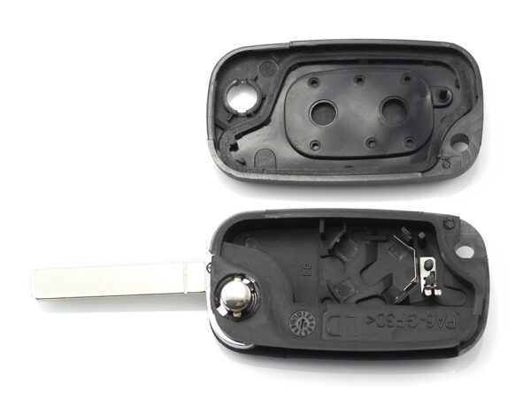 Renault - Carcasa tip cheie briceag cu 2 butoane