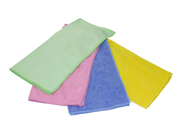 Set 4 lavete microfibră 30x30cm Carguard