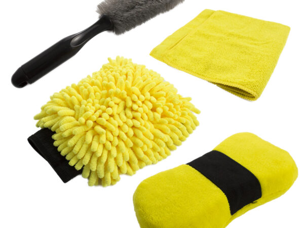 Set burete cu microfibre și perie - Carguard