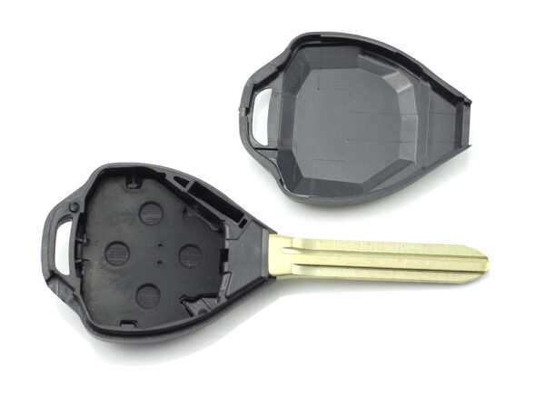 Toyota carcasa cheie 3+1 butoane cu buton rosu panica (fara logo)