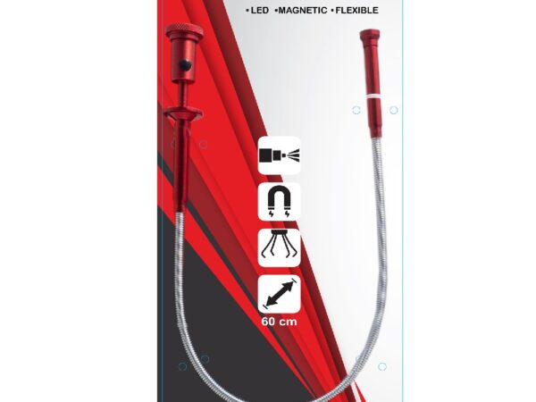 Unealtă recuperare cu magnet, gheare și led - 61 cm - Carguard