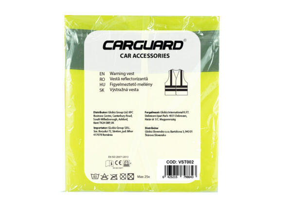 Vestă reflectorizantă de siguranță, Carguard