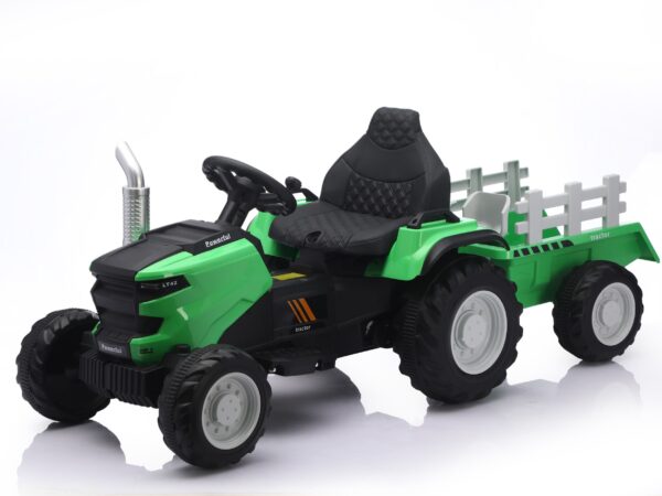 Masinuta electrica, pentru copii, cu telecomanda, BJSD6603VERDE
