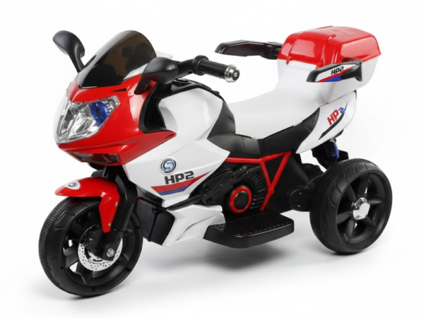 Motocicleta electrica cu acumulator, pentru copii , HP2 MB6187R (rosu)