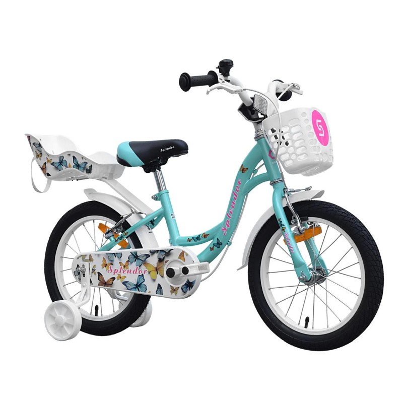 Bicicleta pentru copii, 16“, BIC16AQUA - imagine 2