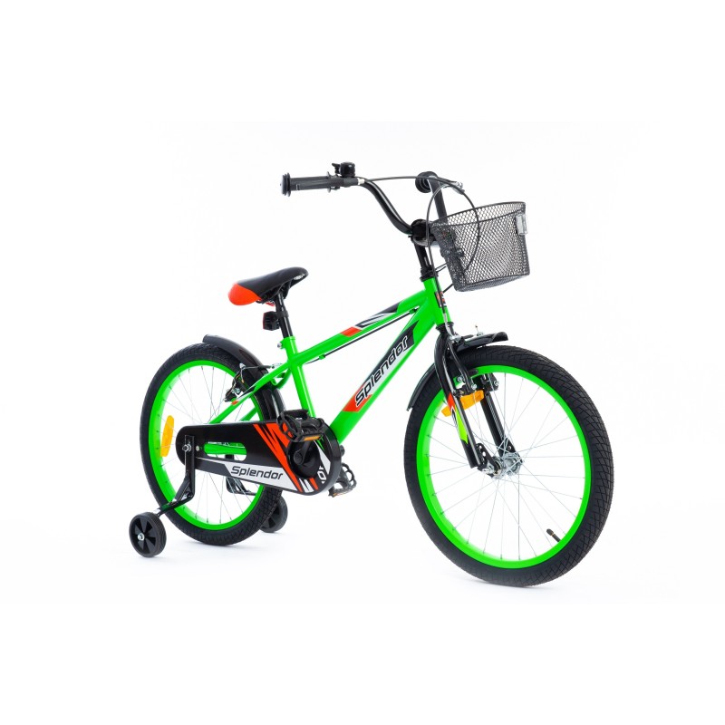 Bicicleta pentru copii, 16“, BIC16V (verde) - imagine 3