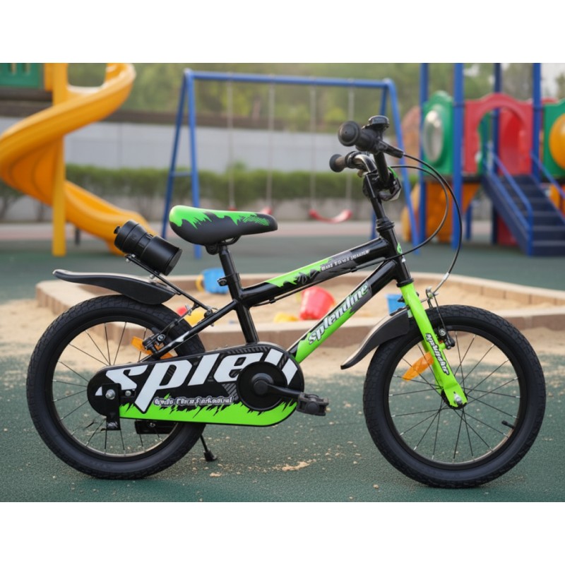 Bicicleta pentru copii, 16“, BIC16V (verde) - imagine 13