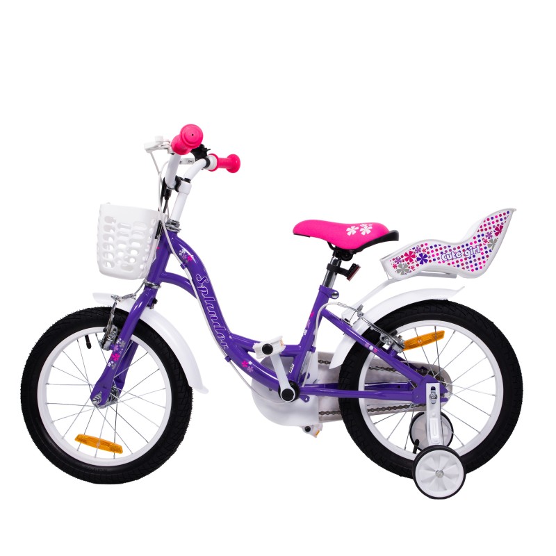 Bicicleta pentru copii, 16“, BIC16MOV (mov) - imagine 2