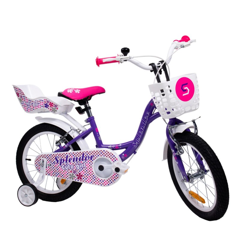 Bicicleta pentru copii, 16“, BIC16MOV (mov)
