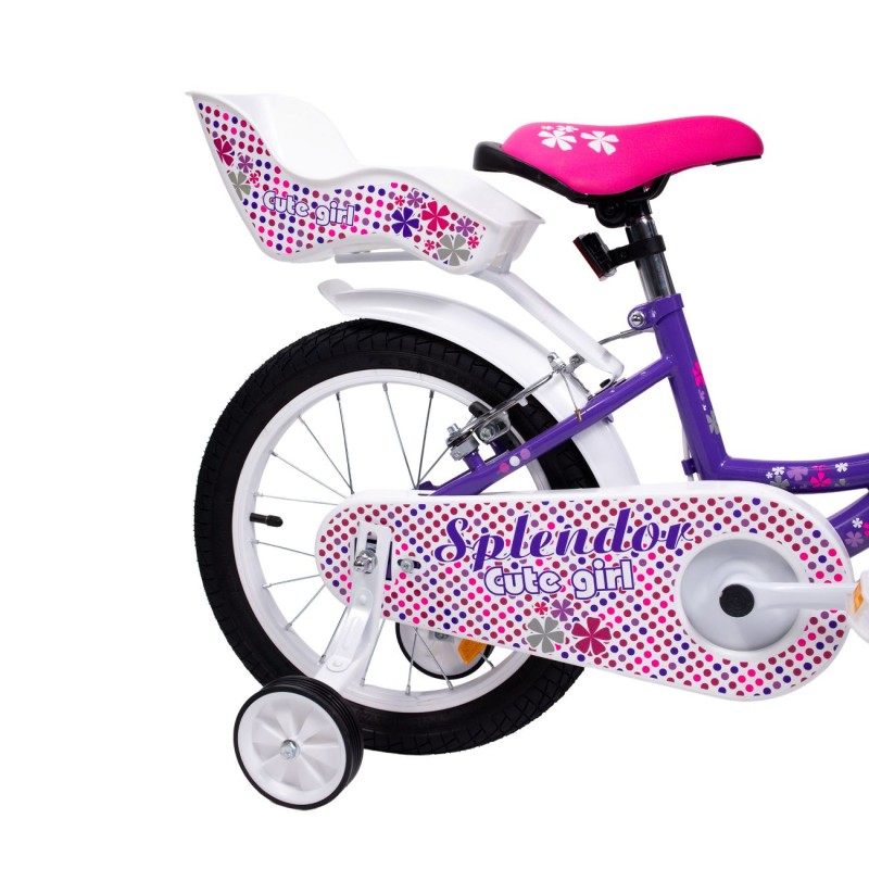 Bicicleta pentru copii, 16“, BIC16MOV (mov) - imagine 4