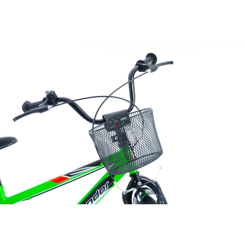 Bicicleta pentru copii, 18“, BIC18V (verde+negru) - imagine 7