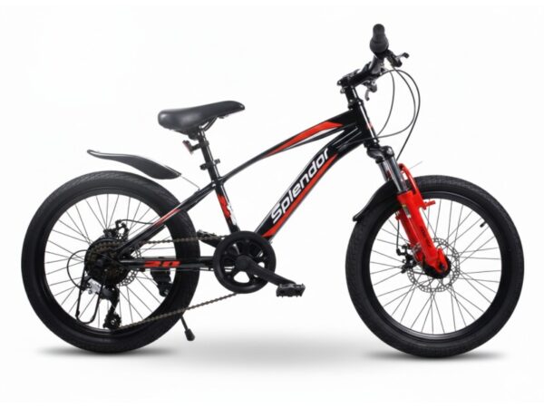 Bicicleta pentru copii, 20“, BAF20N (negru+rosu)