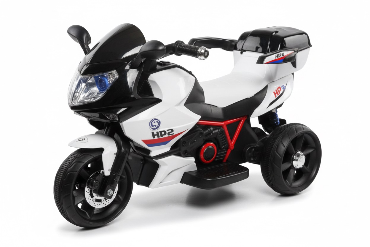 Motocicleta electrica cu acumulator, pentru copii , HP2 MB6187N (negru)