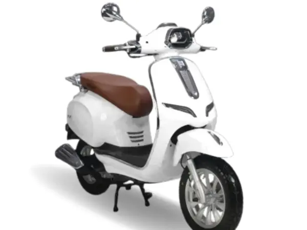 Scuter benzina RS4 Alb, 45 Km/h, 50 cc, 2.94Cp, euro5, in 4 timpi