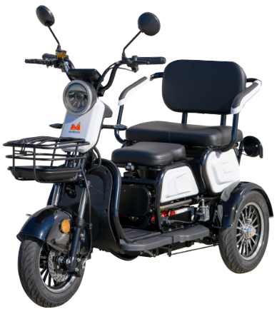 TRICICLU ELECTRIC PERSOANE DAVOS TRP1000 - 1000W / Alb/Negru