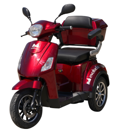 TRICICLU ELECTRIC PERSOANE HORIA TRP800 - 800W / Rosu